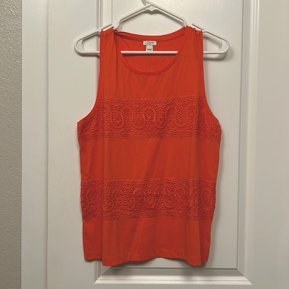 J Crew Orange Tank Top [S]